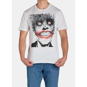 NWT Batman The Joker Men's T-shirt Size 2XL (50/52) White Color